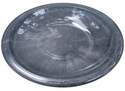 19-Inch Cool Gray Fiber Clay Birdbath Bowl