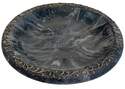 19-Inch Charcoal Sand FIber Clay Birdbath Bowl