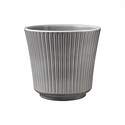 4.7-Inch Warm-Gray Delphi Indoor Ceramic Pot