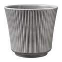 6.3-Inch Warm-Gray Delphi Indoor Ceramic Pot