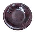 19-Inch Antique Brown Fiber Clay Birdbath Bowl