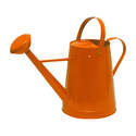 2.1-Gallon Orange Metal Watering Can