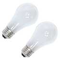 53-Watt Soft White A19 Halogen Light Bulb, 2-Pack 