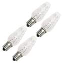 4-Watt Crystal C7 Night Light Bulbs, 4-Pack 