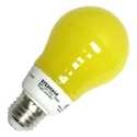 14-Watt Yellow Bug Light A19 A-Line CFL Light Bulb