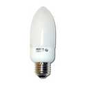 7-Watt Warm White Decor B10 Bulged CFL Light Bulb