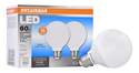 7-1/2-Watt Daylight G25 LED Globe Light Bulb, 2-Pack 