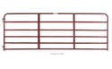 8-Foot 6-Bar Red Economy Tube American Gate 
