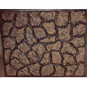 36-Inch X 5-Foot Brown Vinyl Rock Panel