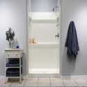 32 in Veritek Direct-To-Stud White Shower Wall