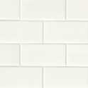 3-Inch X 6-Inch White Ice Flat Subway Mosaic Tile 10 Sq. Ft.