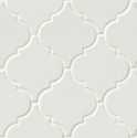 12-Inch X 12-Inch Whisper White Arabesque Mosaic Tile