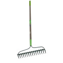 16-Tine Double Play Bow Rake With Fiberglass Handle