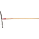 60-Inch 16-Tine Forged Level Head Rake