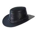 Small Leather Casino Hat