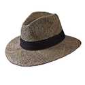Small/Medium Black Safari Sunshield Hat