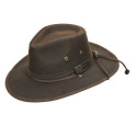 Small/Medium Brown Outback Oil Cloth Hat