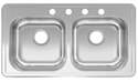 33 x 19 x 6-Inch Stainless Steel Kitchen Sink