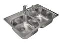 Kindred Essential Kitchen Sink Kit With Faucet And Strainers