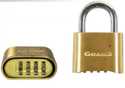 2-Inch 4-Dial Solid Brass Long-Shackle Combination Padlock