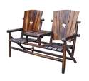 Char-Log Double Chair With Tray