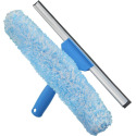 14-Inch 2-In-1 Window Cleaner Squeegee And Scrubber Combination
