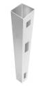 5 X 5 X 108-Inch White Vinyl End/Gate Post For Lattice Top Privacy Fence