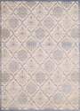 1-Foot 11-Inch X 7-Foot 2-Inch Elegant Trellis Light Blue Area Rug