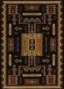 7-Foot 10-Inch X 10-Foot 6-Inch Affinity Collection Coltan Black Area Rug