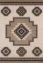 5-Foot 3-Inch X 7-Foot 6-Inch Mountain Cream Area Rug  