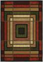 7-Foot 10-Inch X 10-Foot 6-Inch Ambience Collection Terracotta Area Rug