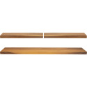 CenterPointe Acacia Wood Floating Shelf,  3-Pack