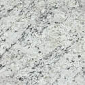 8-Foot White Ice Granite Ora Laminate Countertop With Right-Hand Miter and Backsplash