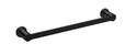 Wall-Mount 24 in. Single Towel Bar - Matte Black, Rinza Collection
