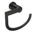 Wall-Mount Towel Ring - Matte Black, Rinza Collection