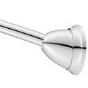 Adjustable Chrome Curved Tension Shower Rod