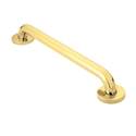 24-Inch Polished Brass Concealed Screw Grab Bar