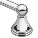 Wall-Mount 18 in. Single Towel Bar - Chrome, Preston Collection