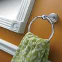 Wall-Mount Towel Ring - Chrome, Preston Collection