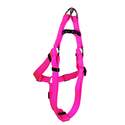 20-Inch To 33-Inch Pink Nylon Reflective Adjustable Dog Harness
