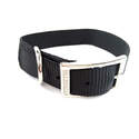1-Inch X 22-Inch Black Nylon Double Layer Dog Collar