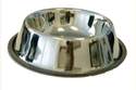96-Ounce Stainless Steel No-Tip Dog Bowl
