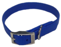 3/4-Inch X 20-Inch Blue Nylon Single Layer Dog Collar