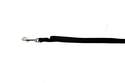 3/4-Inch X 6-Foot Black Nylon Single Layer Dog Leash