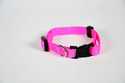 3/8-Inch Hot Pink Nylon Quick-Fit Adjustable Dog Collar