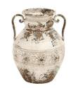 12 x 15-Inch Antique Amphora Metal Vase