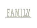 22 x 8-Inch Aluminum & Marble Family Table Decor
