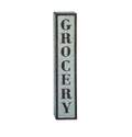 7 x 36-Inch Metal Grocery Wall Sign