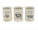 6 x 8-Inch Ceramic Utensil Jar, Assorted