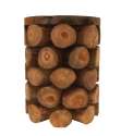 14 x 18-Inch Teak Wood Log Stool